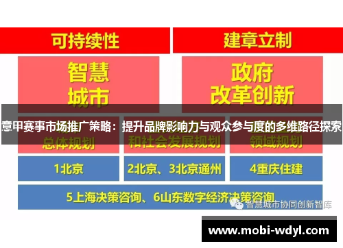 意甲赛事市场推广策略：提升品牌影响力与观众参与度的多维路径探索