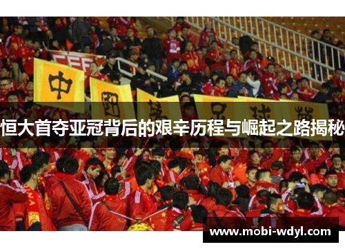 恒大首夺亚冠背后的艰辛历程与崛起之路揭秘